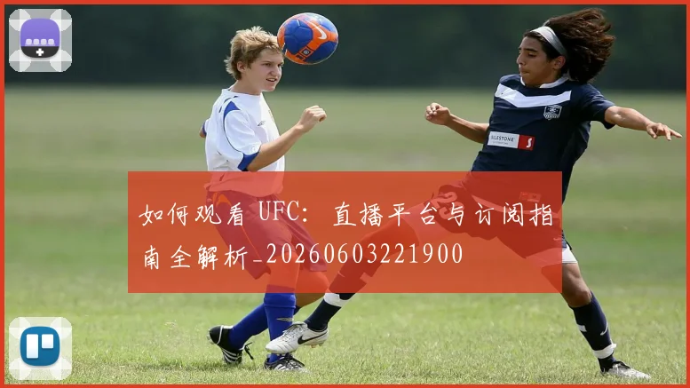 如何观看 UFC：直播平台与订阅指南全解析_20260603221900