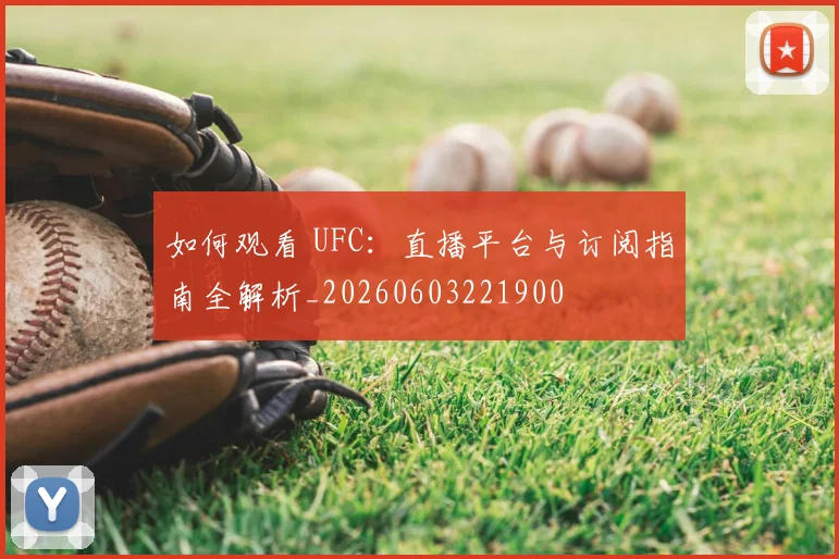 如何观看 UFC：直播平台与订阅指南全解析_20260603221900